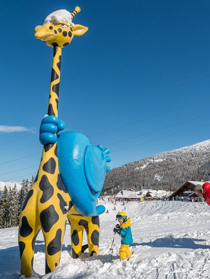 Skifahren mit Kindern am Katschberg