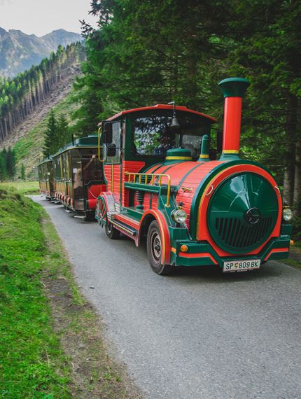 TschuTschu Bahn locomotive in Pöllatal