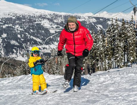 Skifahren mit Kindern am Katschberg Aineck