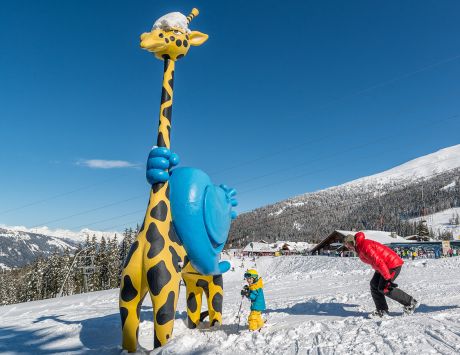 Skifahren mit Kindern am Katschberg