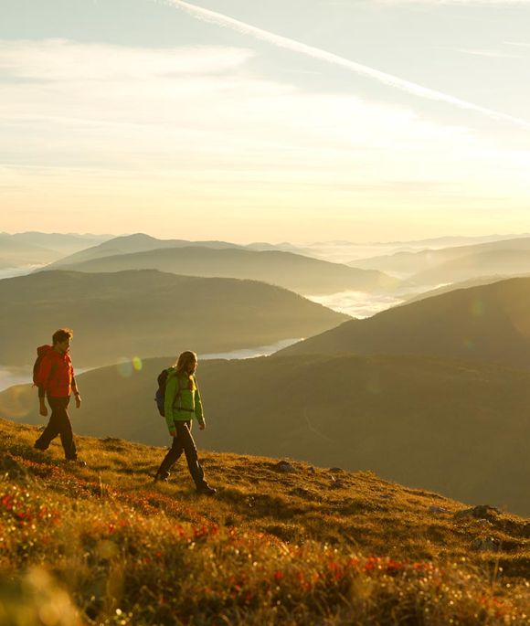 hiking in summer or autumn at Katschberg