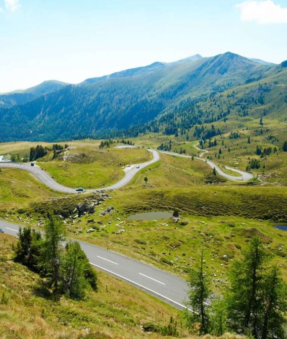 Nockalmstrasse am Katschberg